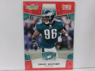 Omar Gaither 2008 SCORE RED ZONE #247 PARALLEL /100 PHILADELPHIA EAGLES