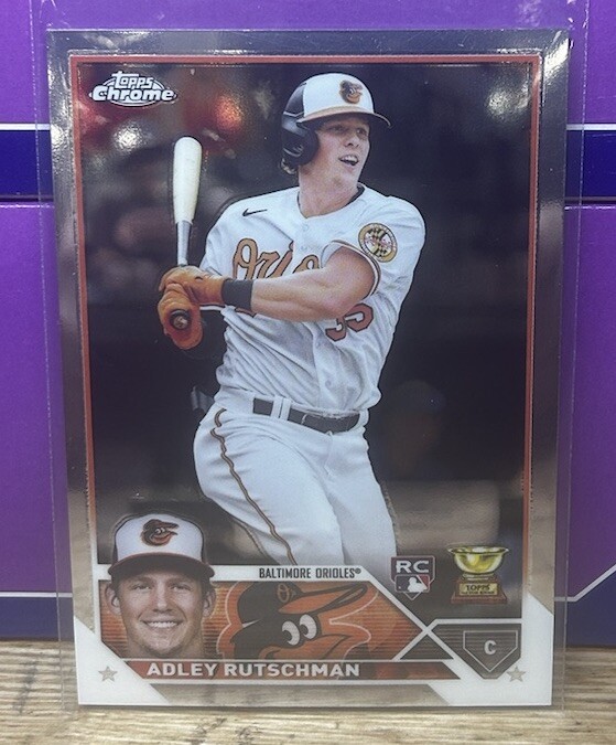 2023 Topps Chrome Baseball Adley Rutschman RC #1