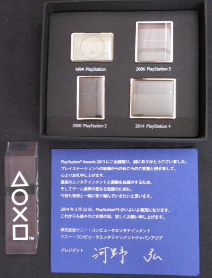 『非売品』PlayStation®︎Awards2013 PlayStation Awards 2013 PlayStation Pin Badge Set Not for sale