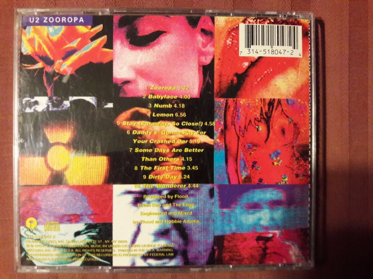 U2 - ZOOROPA CD 731451804724| eBay