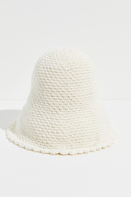 NEW Free People Pixie Crochet Bucket Hat Z248-10 | eBay display picture 1
