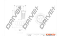 Dr!Ve+ DP1110.13.0125 Kraftstofffilter FÜR CitroËN Mitsubishi Peugeot