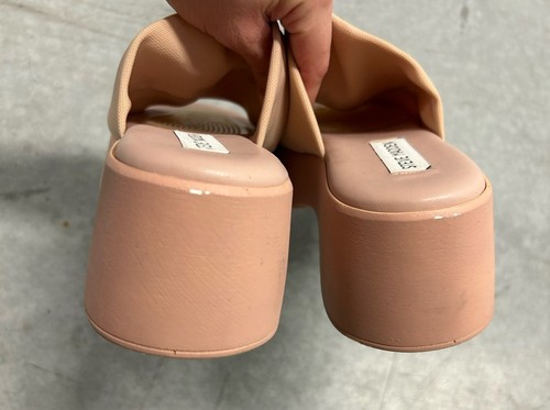 Steve Madden Sami 90s Chunky Stretchy Barbie Pink Slip On Slinky Sandals US 6.5 - Bild 3 von 9