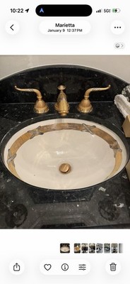 Phylrich ribbon and reed collection. 2-Handle Lever Bathroom Faucet Set 3-hole