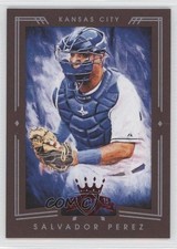 2015 Panini Diamond Kings Red Framed Salvador Perez #121 2h6