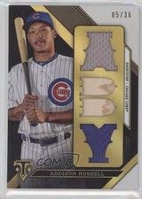 2016 Topps Triple Threads Relics 5/36 Addison Russell #TTR-ARU3 2r5