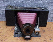 Vintage Kodak No. 2 A Pocket Brownie Folding Box Camera Not Tested C2