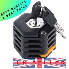 Foldable Bike Chain Lock Scooter E-bike Bicycle Security Lock Bracket 3 Keys