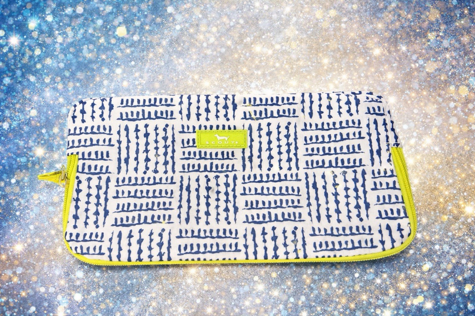 Scout Blueprint Water-Resistant Makeup Bag, Multi Compartmen