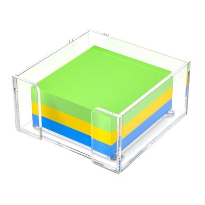 GVPIPYS Sticky Note Holder, Clear Acrylic Notepad Holder for 3'' x