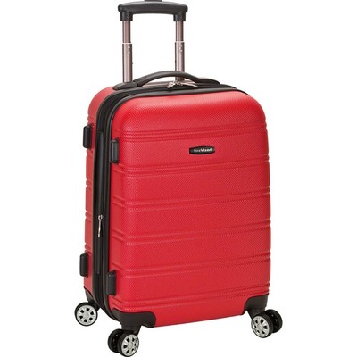 Rockland Melbourne Hardside 20'' Expandable Spinner Carry-On Luggage, Red (F145)