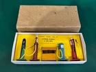 Vintage Dinky Toys Meccano PETROL PUMPS No 49 w box