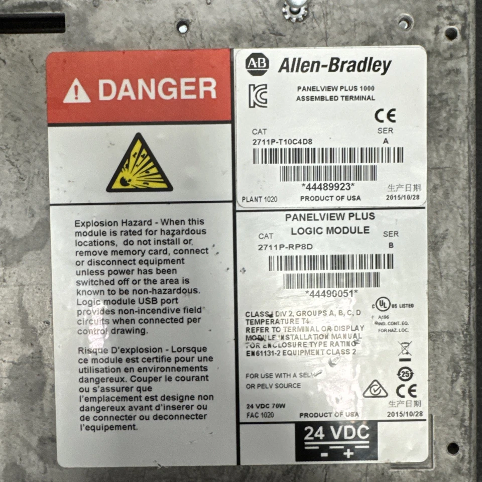 Модуль логики Allen-Bradley Panelview Plus 2711P-RP8D - Изображение 2 из 3