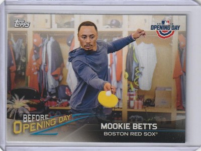 2018 Topps Mookie Betts Before Opening Day Insert MLB Card - From Japan