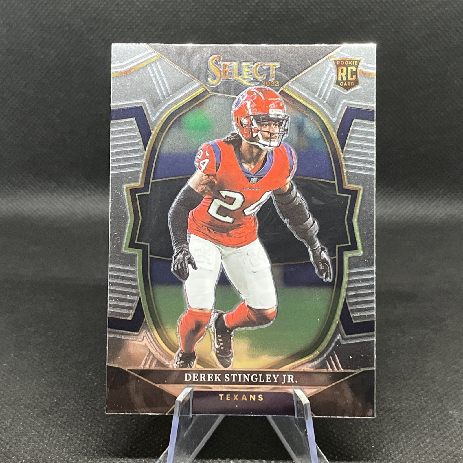 2022 Panini Select #48 Derek Stingley Jr. Texans Concourse Rookie Rc