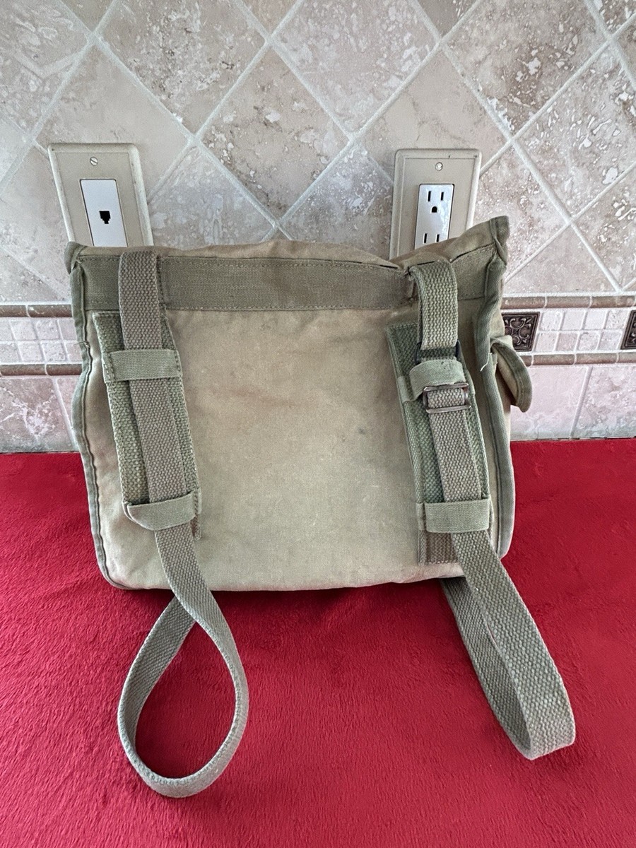 WWII USMC Musette Bag - WW2 MARINE CORPS Haversack Bag - RARE WW2