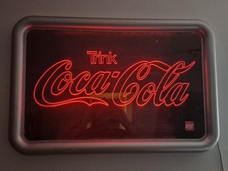 Werbeschild Original Coca Cola