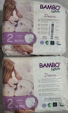 64 Count Bambo Nature Hypoallergenic Baby Diapers, Eco-Labelled Sustainable