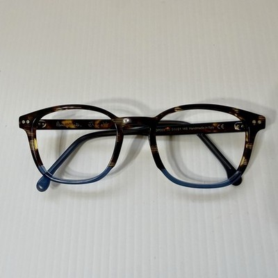 PAUL SMITH ELLIOT PSOP 059 02 Stripes Havana Blue Glasses Italy FRAMES ONLY