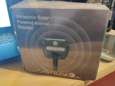 solar powered ultrasonic animal repeller FREE SHIPPING SALE!