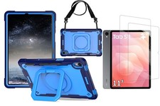 Samsung Galaxy Tab S11 11" Case Rugged Cover 360 Rotating Stand Shoulder Strap