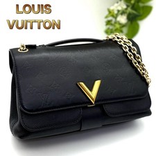 Louis Vuitton Monogram Very Chain Shoulder Bag Black