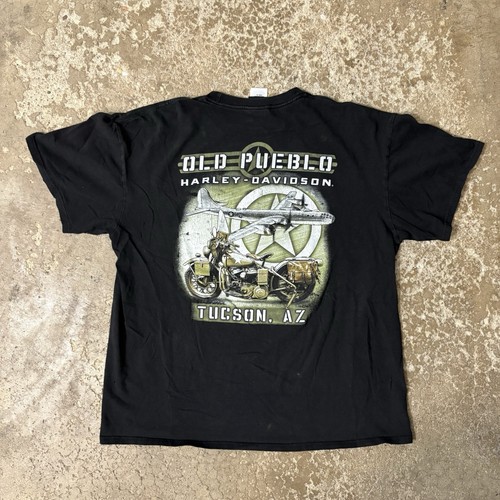 Harley Davidson Black Graphic Skull T-Shirt Gr. XL Tucson Arizona Old Pueblo - Bild 2 von 10