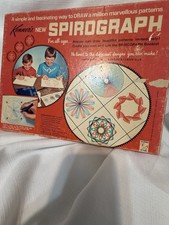 Vintage 1968 Kenner  s Spirograph Blue Tray. Missing Pens.
