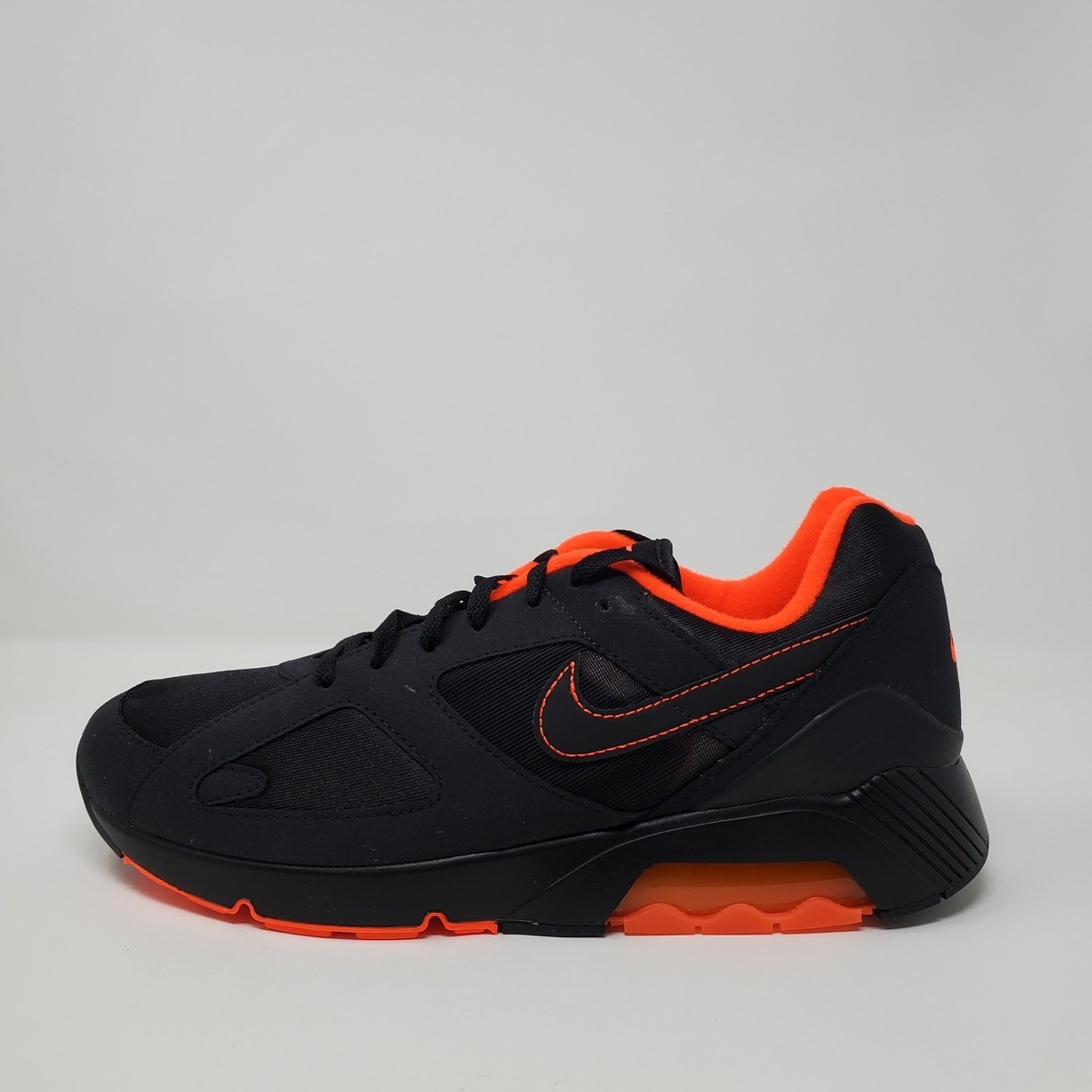 Nike Air 180 'Black Hyper Crimson' Orange FJ9259-002 Men's Size 12