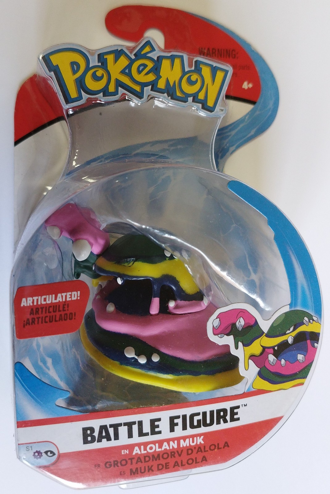 Pokemon Battle Figure Pack Alolan Muk Articulated Action Figure