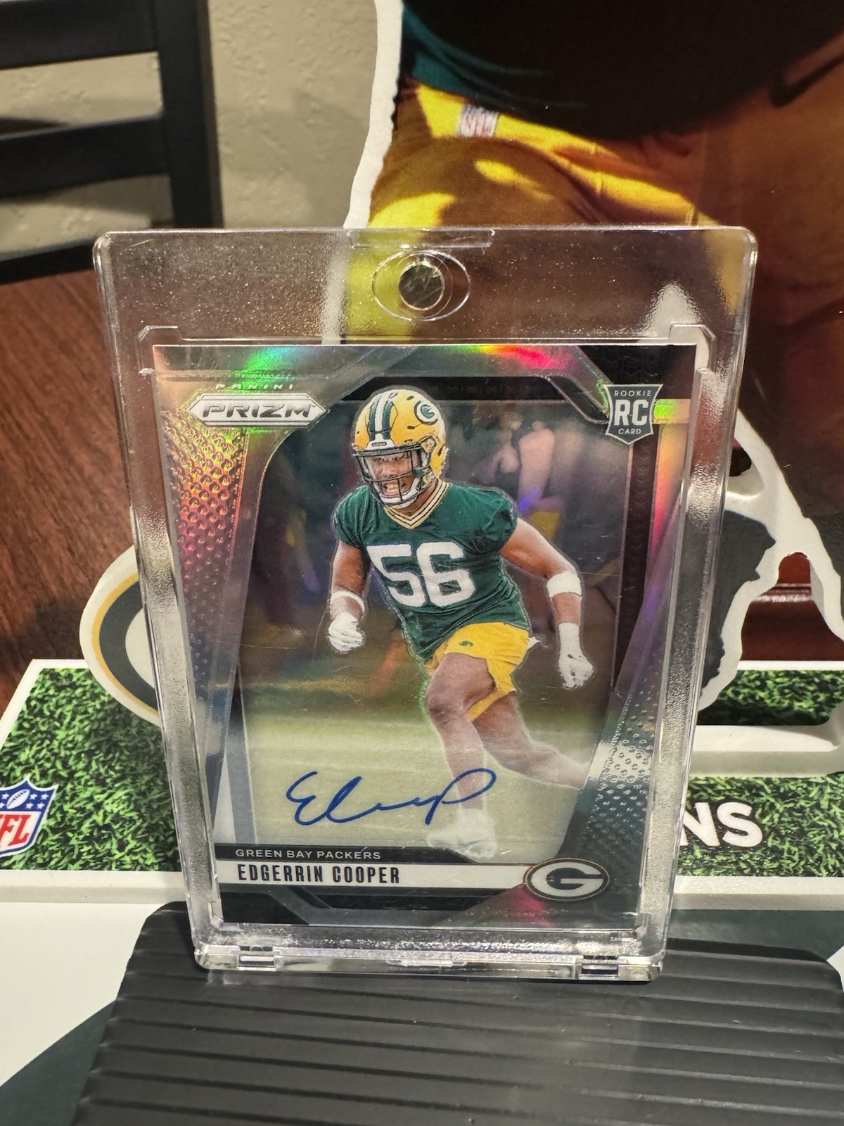 2024 Panini Prizm Rookies Edgerrin Cooper #331 Silver Prizm Autographs (AU, RC)