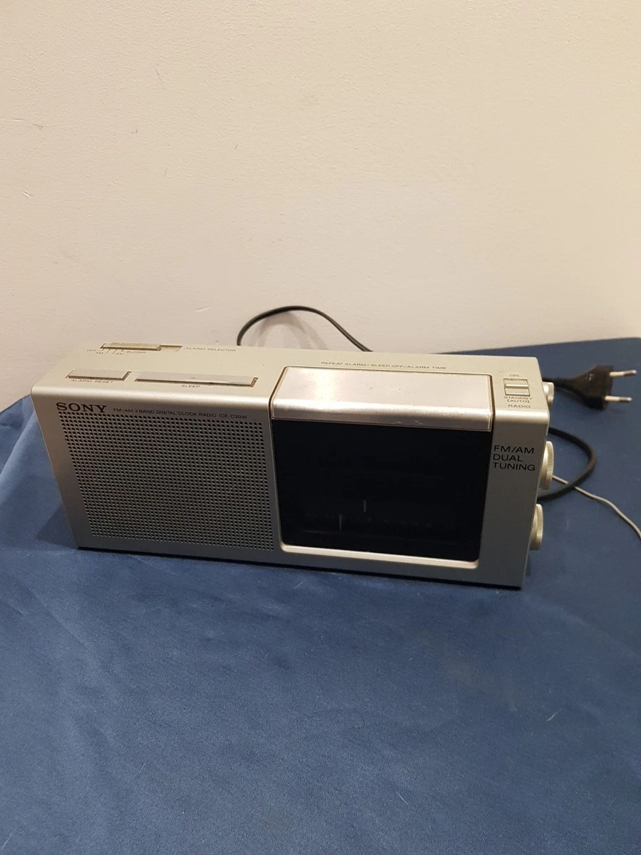 Radioreloj Sony ICF-C20W radio despertador FM
