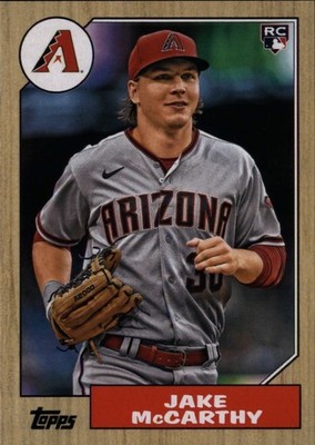 2022 Topps Archives 1987 Topps Design Jake McCarthy Arizona Diamondbacks RC #203