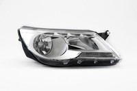 VW Tiguan Scheinwerfer Rechts Chrom Headlamp Passagier Offside O/S OEM Hella
