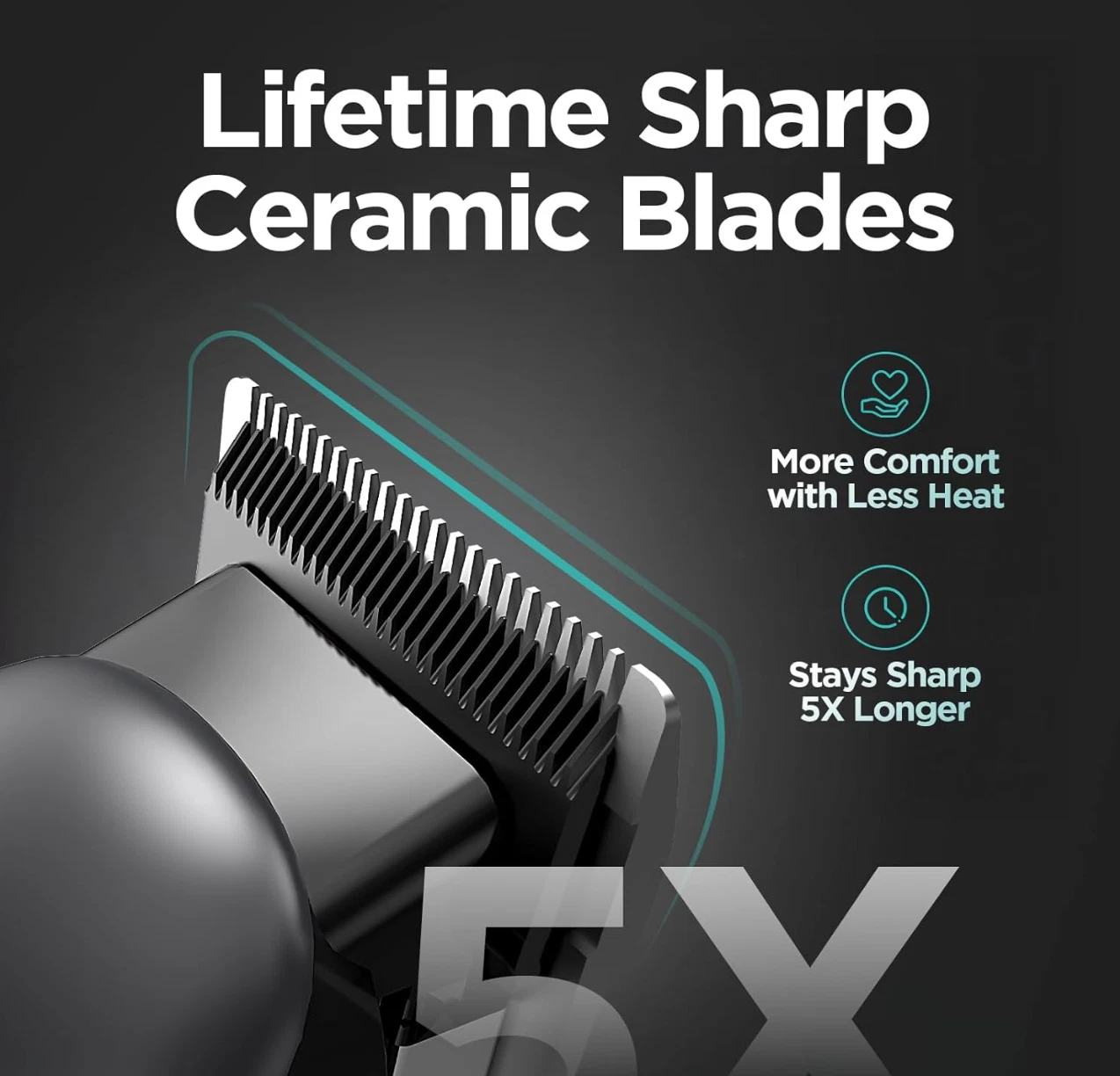 Yineel W6 Professional Hair Trimmer Additional View