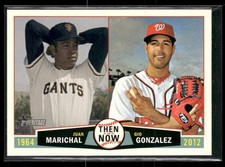 2013 Topps Heritage #TN-MG Juan Marichal / Gio Gonzalez Then and Now