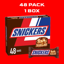 Snickers Full Size Chocolate Candy Bars, 1.86...