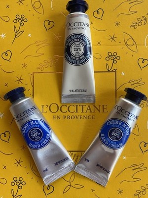 L Occitane Handcreme Karité Crème Mains  3 x 10ml 20% 25 % Shea Butter 30 ml