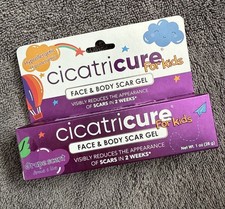 CICATRICURE Face body Scar Gel for Kids, Hypoallergenic 1oz