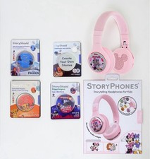Storyphones Storytelling Pink Minnie Mouse Headphones  x4 Story Shields Disney