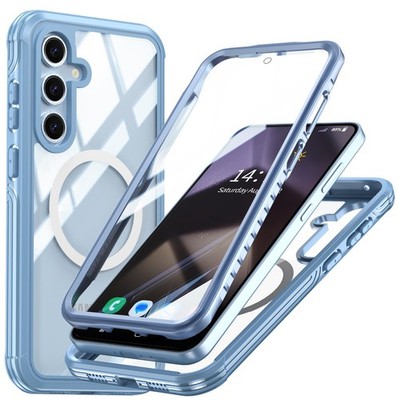 For Samsung Galaxy S24 FE S25 S26 Ultra Magnetic Case Built-in Screen Protector
