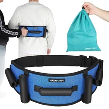 Gait Belts Transfer Belt for Seniors with Padding Handles Gate Belt.