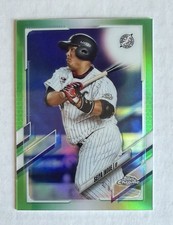Seiya Inoue 2021 Topps Chrome NPB Green Refractor /99 #27 Chiba Lotte