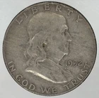 1952 D   Franklin Half Dollar 90% Silver