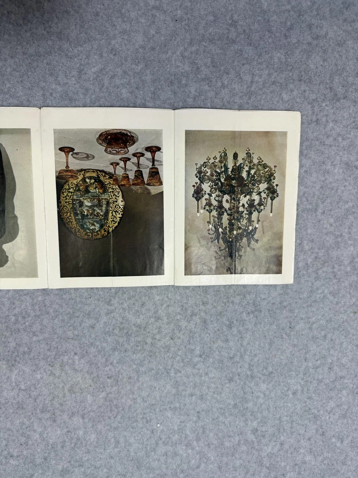 Folleto publicitario vintage de cristal de Murano de Gino Cenedese mapa de Venecia desplegable Foto 4 de 4