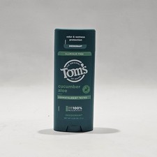 Tom's of Maine Aluminium Free Deodorant Stick, Cucumber Aloe, 3.25oz