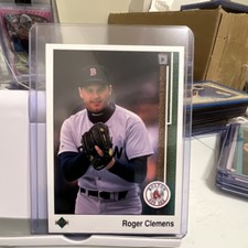 Upper Deck Roger Clemens #195 Boston Red Sox 1989 Baseball Card