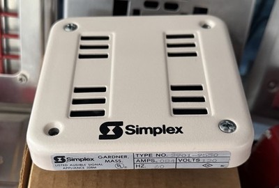 Simplex 2901-9550 Beige/White Fire Alarm Horn