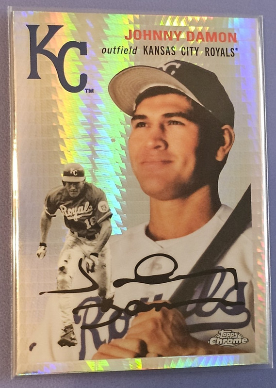 2023 Topps Chrome Platinum Anniversary - Johnny Damon #431 Prism Refractor