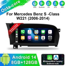 10,25" Autoradio Car GPS Carplay DAB+ F&uuml;r Mercedes Benz S-Klasse W221 2006-2009